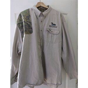 Mossy Oak | Long Sleeve Shooter Shirt with embroidery